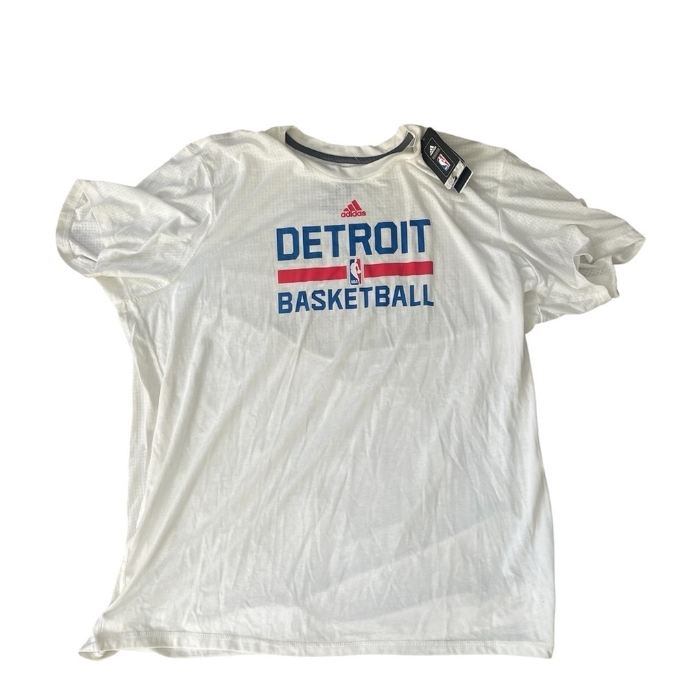 Adidas NBA Detroit Basketball Aeroknit T-Shirt